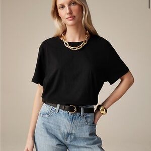 Jcrew vintage Jersey black tshirt - never been worn, in bag, with tags. Size XL